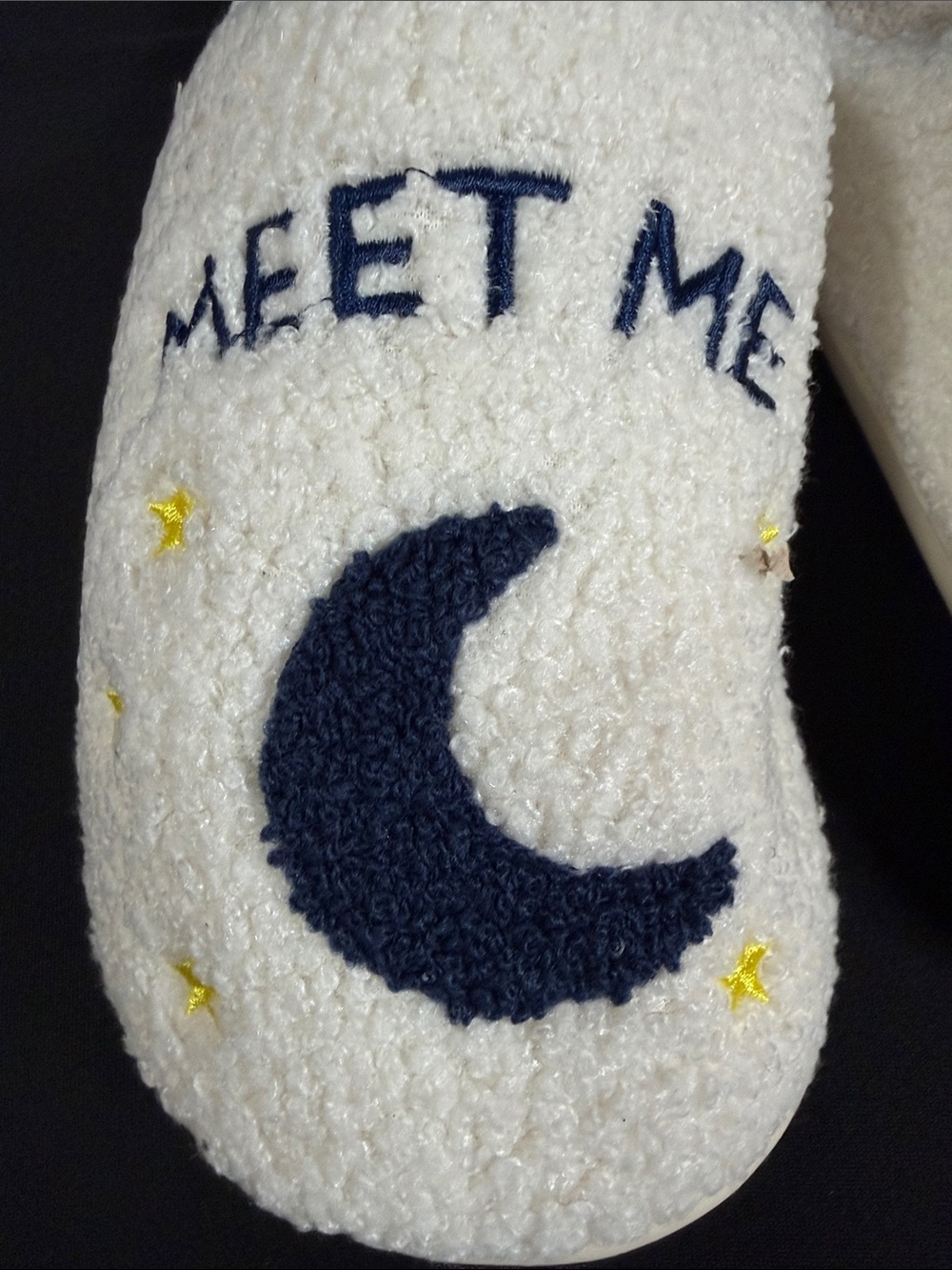 Taylor Swift Inspired "Meet Me At Midnight" Sherpa Slippers | Women's Size 9-10 - Picture 2 of 7